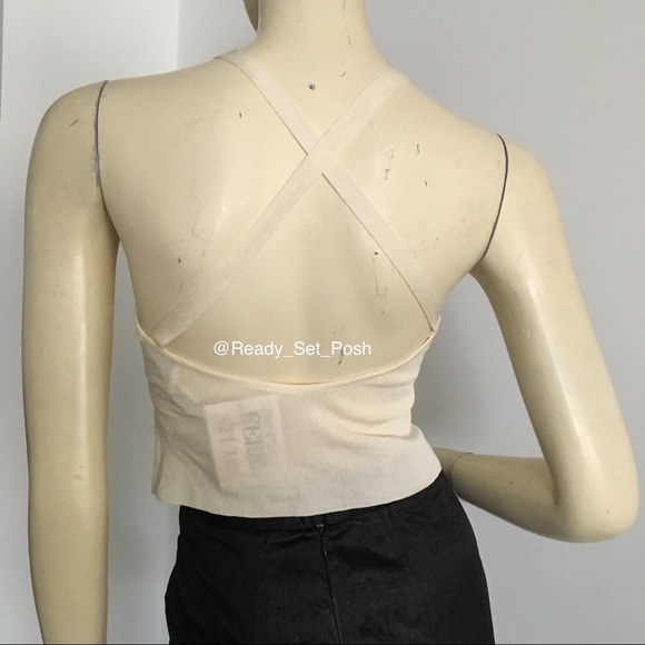 vintage nude bandage crop top Gianfranco Ferre Studio - Picture 2 of 7